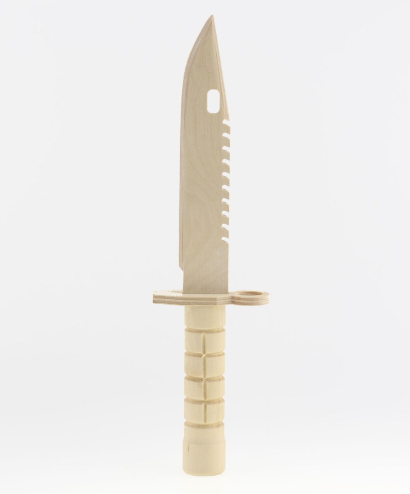картинка Заготовка штык нож деревянный 