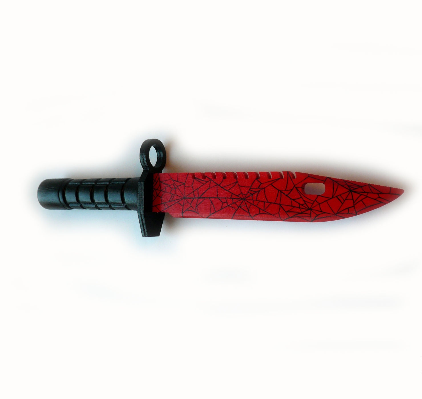 картинка Штык нож М9 Bayonet Кровавая паутина деревянный 