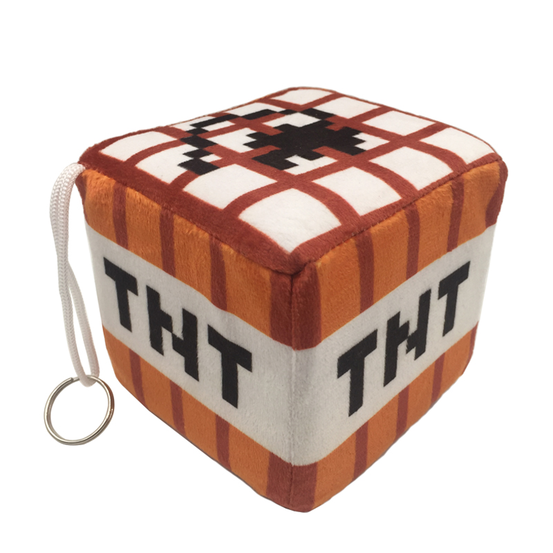 картинка Мягкая игрушка Блок динамита ТНТ 